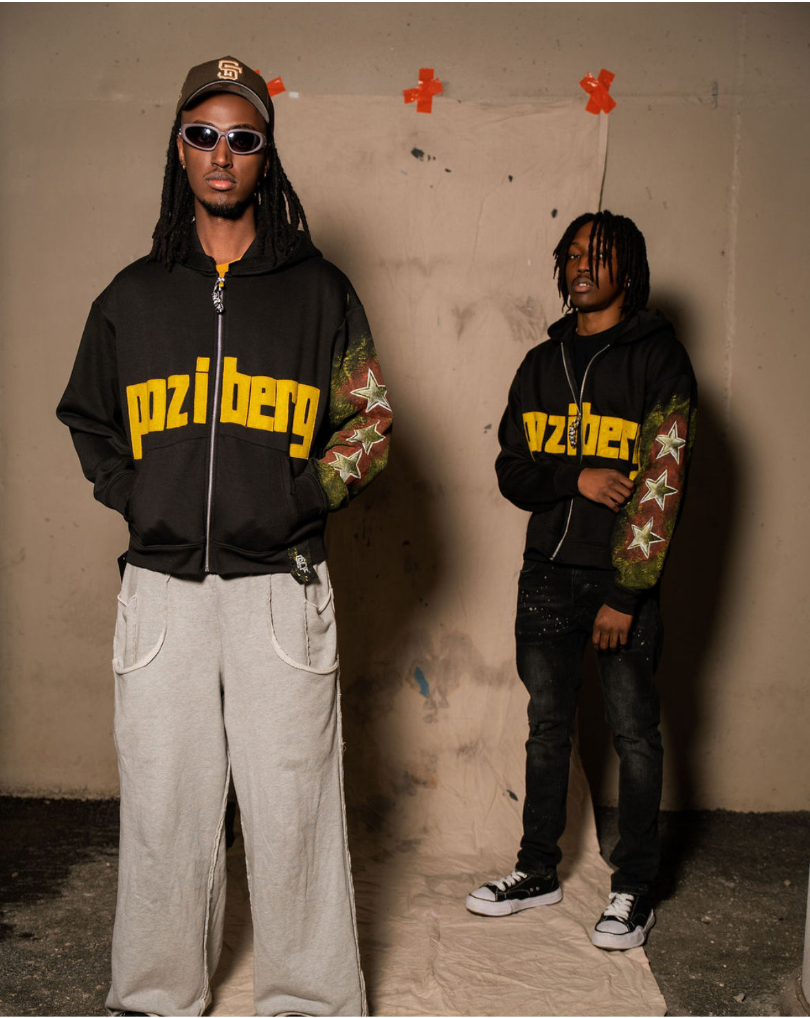 PBM HONEY BLACK ZIP UP