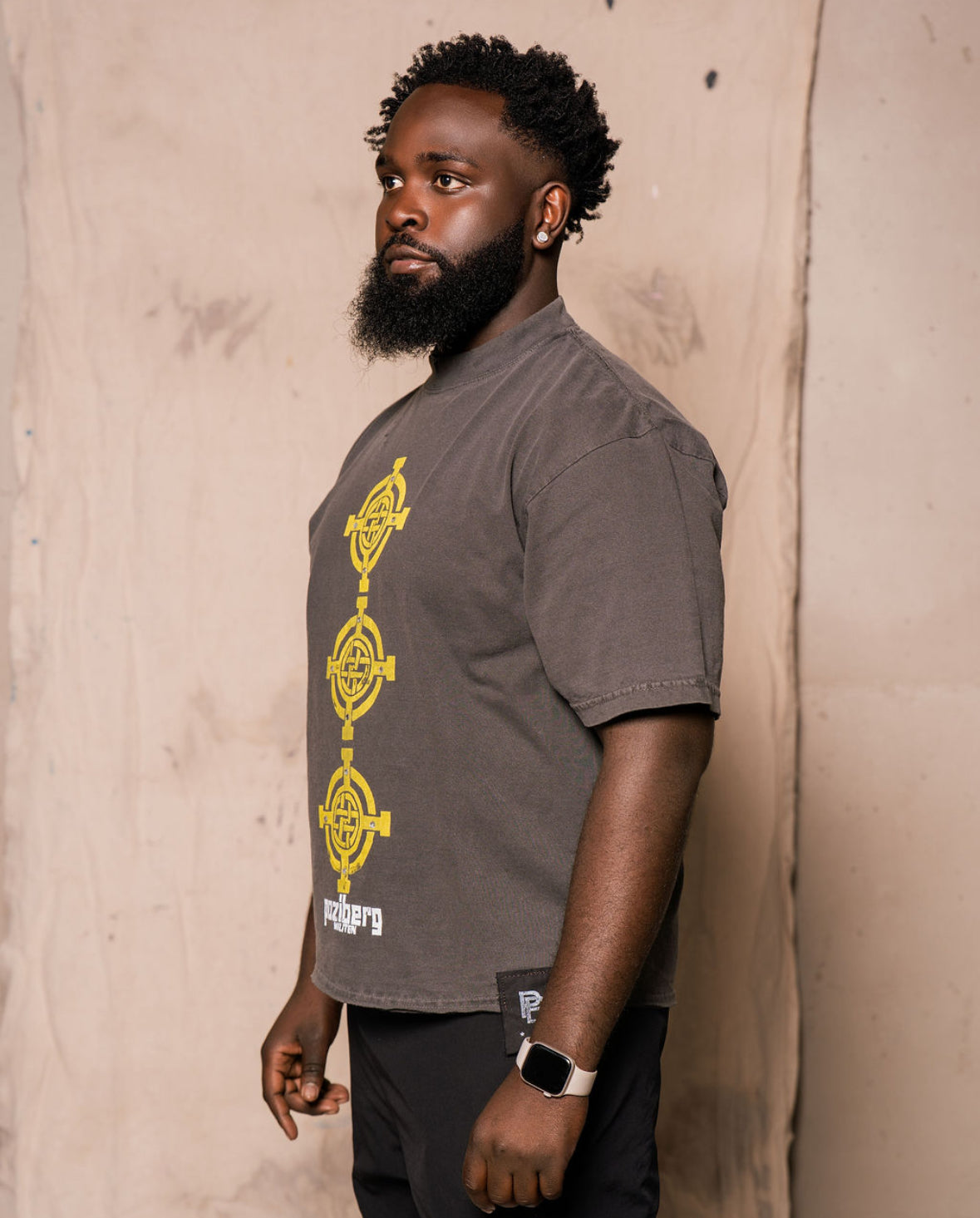 PBM Vintage Black Washed Tee