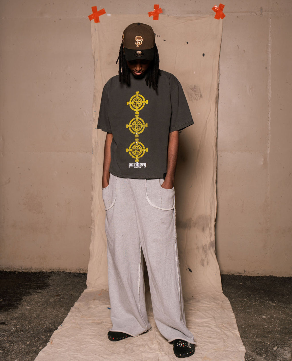 PBM Vintage Black Washed Tee