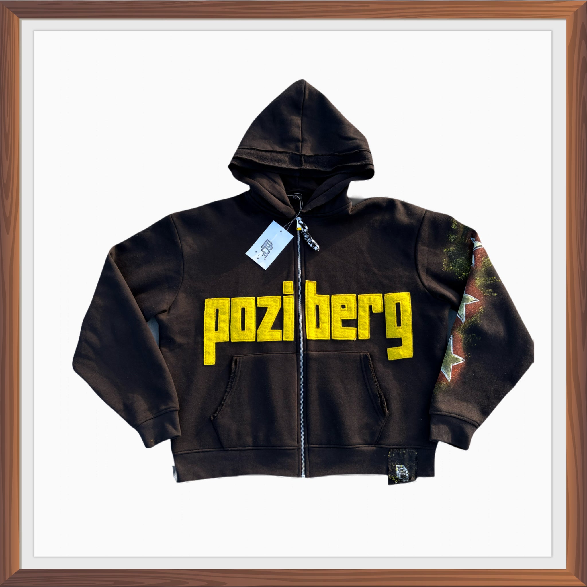 PBM HONEY BLACK ZIP UP